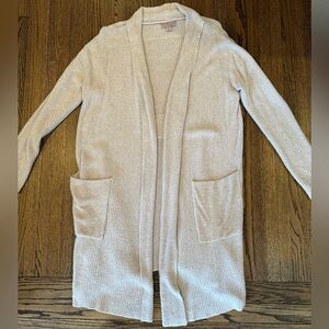 Barefoot Dreams  Cozy Chic Lite Cardigan Sweater Robe Sz S/M Belt is missing